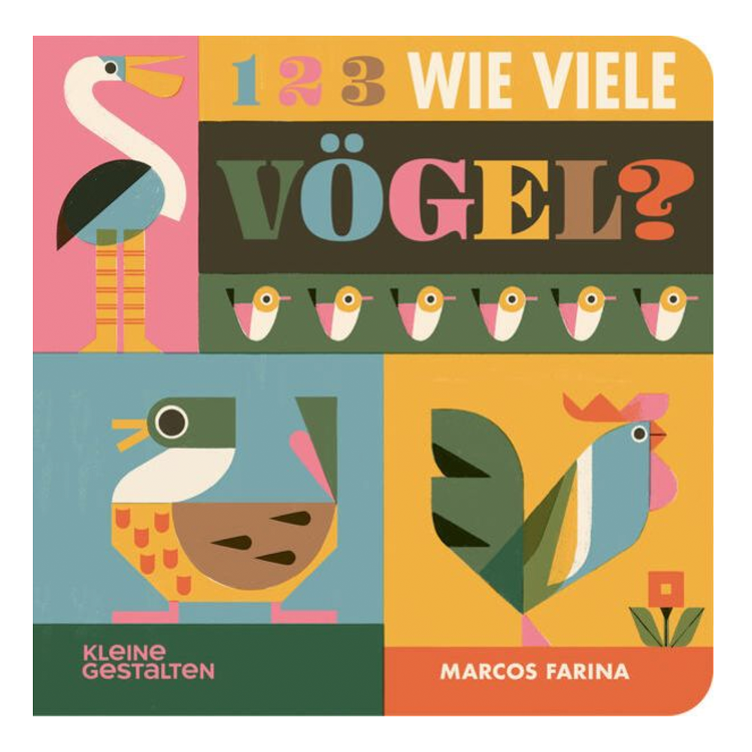 1 2 3 Wie viele Vögel?