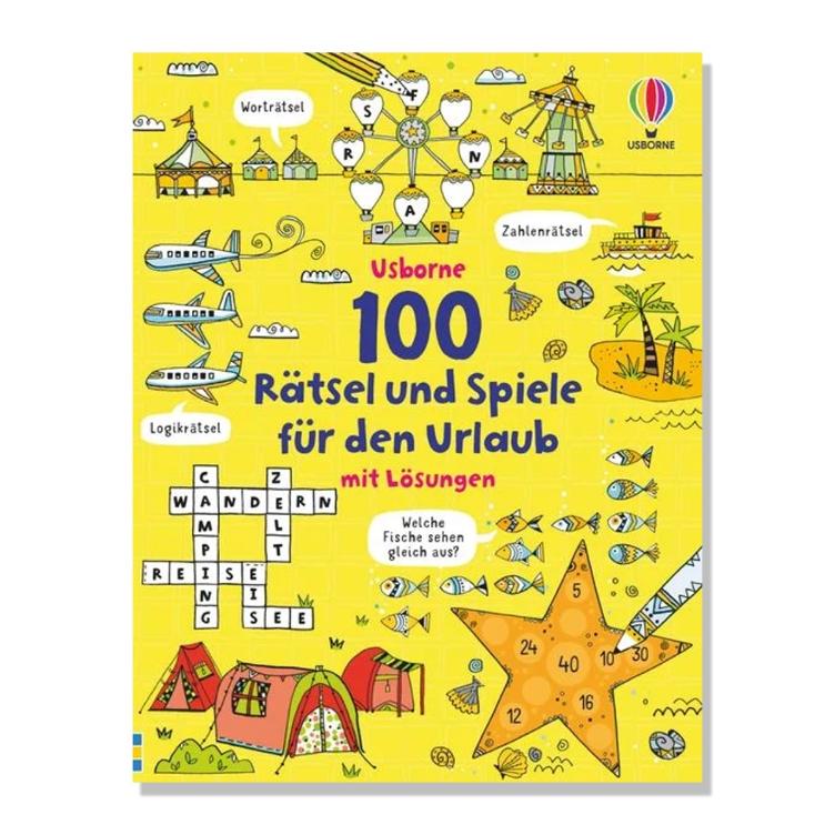 100 Rätsel und Spiele für den Urlaub