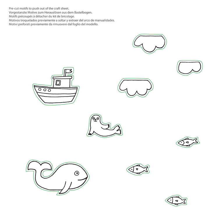 Streichholzschachtelwelt `Meer & Fische` - Bastelset - 2