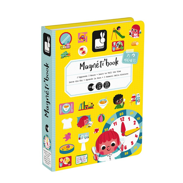 Lerne die Uhr - Magnetbuch