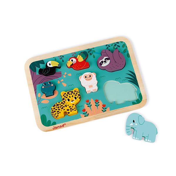 Einlegepuzzle Dschungel WWF - 0