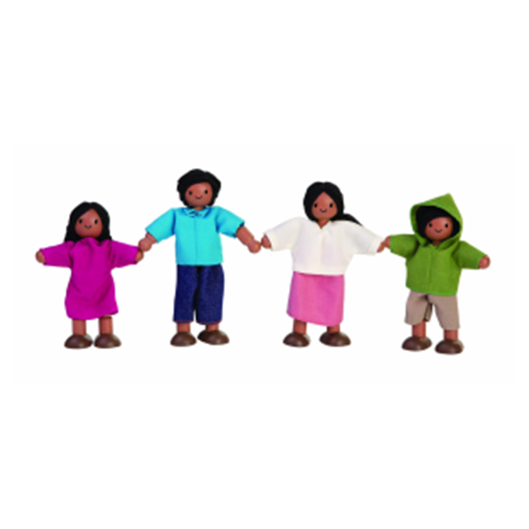 Puppenhausfamilie mediterran