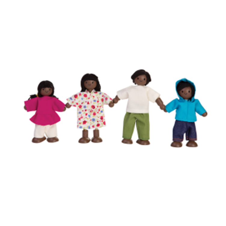 Puppenhausfamilie of Colour