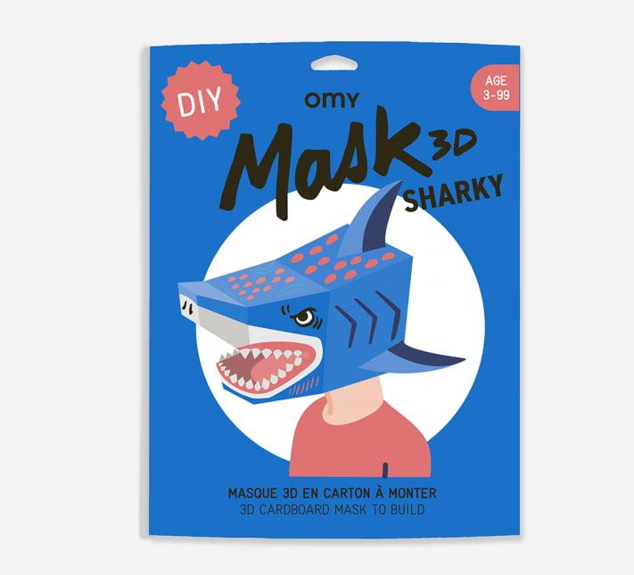 3D Haifisch Maske - 0