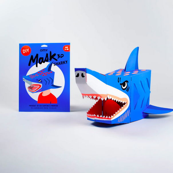 3D Haifisch Maske