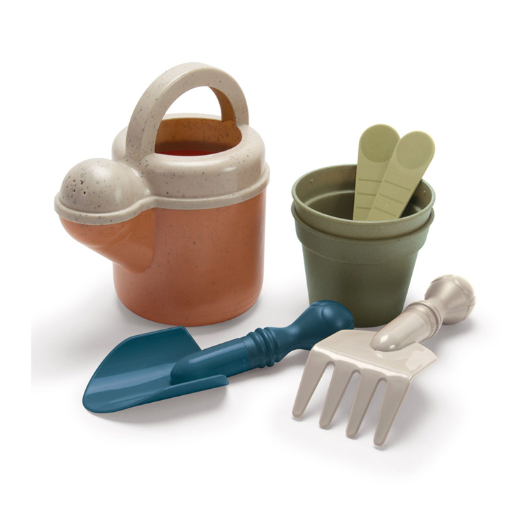 Pflanzen-Set mit Giesskanne, 7-teilig