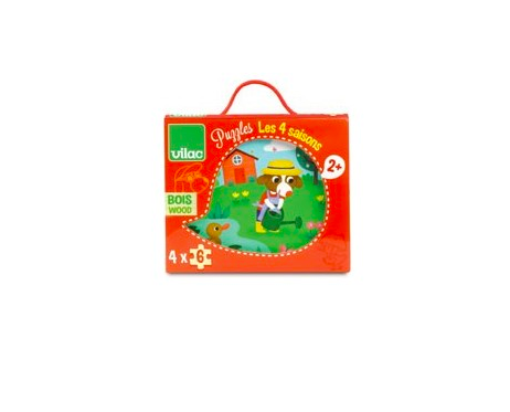 Puzzle-Set im Koffer „Die 4 Jahreszeiten“ - 1