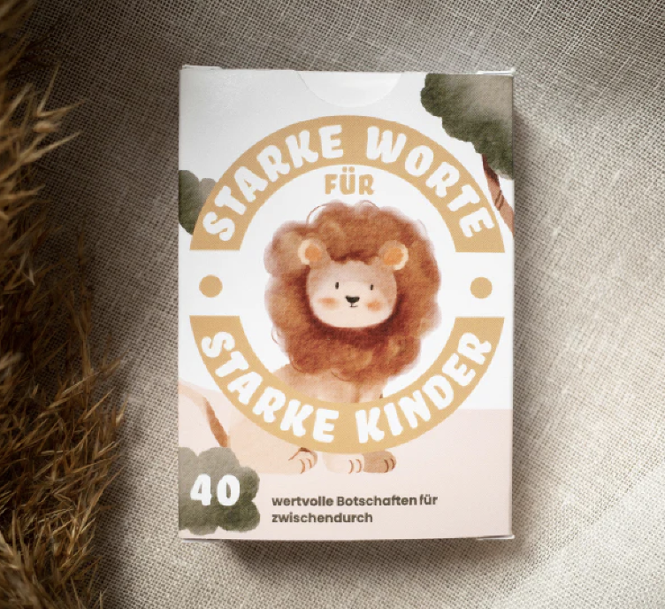 Affirmationskarten `Starke Worte für starke Kinder`