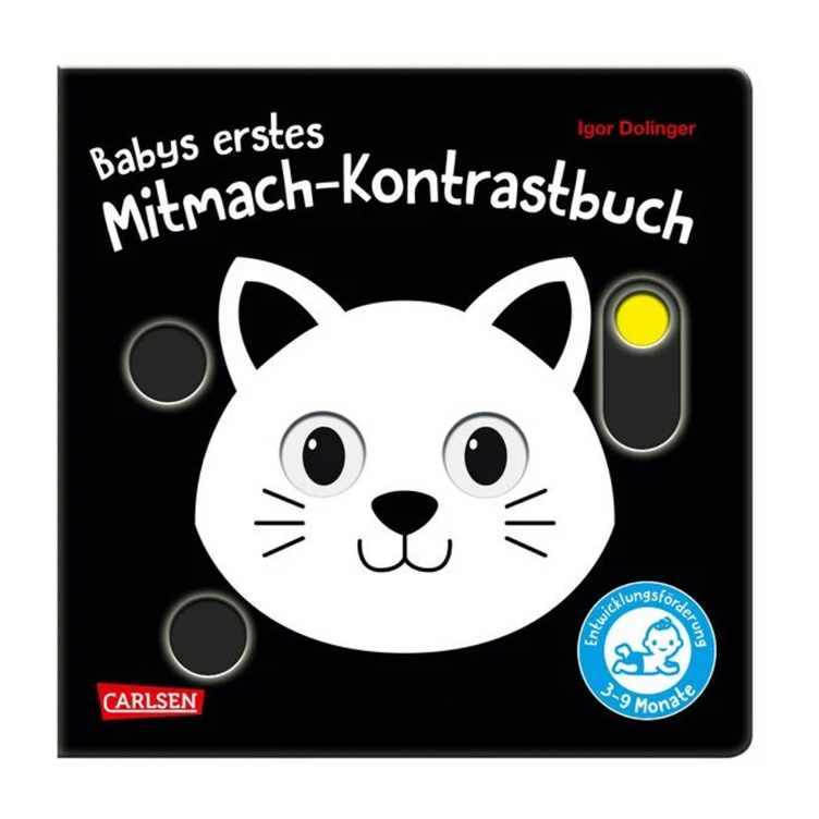 Babys erstes Mitmach-Kontrastbuch