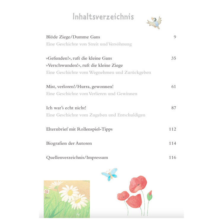 Blöde Ziege - Dumme Gans - Bilderbuchgeschichten zum Thema Streiten - 4
