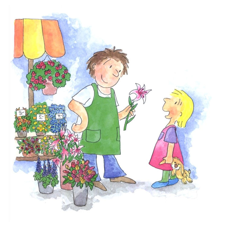 Blumen für Pina - Ein Kinderbuch zum Thema Heroinabhängigkeit - 0