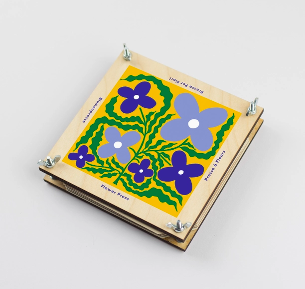 Blumenpresse Vergissmeinnicht