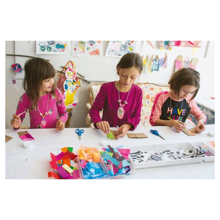 Collage-Workshops für Kinder - Reißen, schneiden, kleben, gestalten - inspiriert von Eric Carle - 3