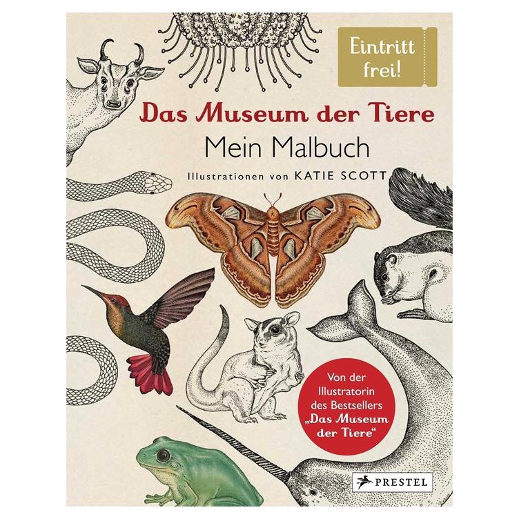 Das Museum der Tiere. Mein Malbuch