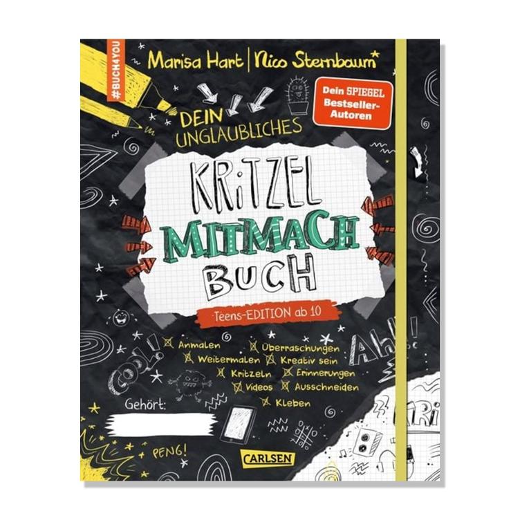 Dein unglaubliches Kritzel-Mitmach-Buch - Teens-Edition ab 10