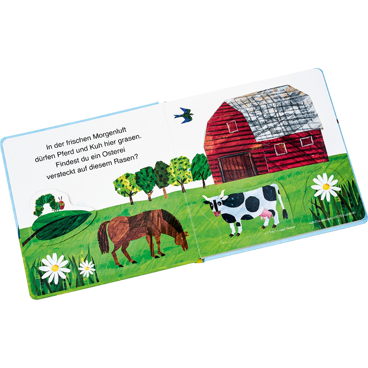 Die kleine Raupe Nimmersatt auf Ostereiersuche - Klippklapp-Buch - 0
