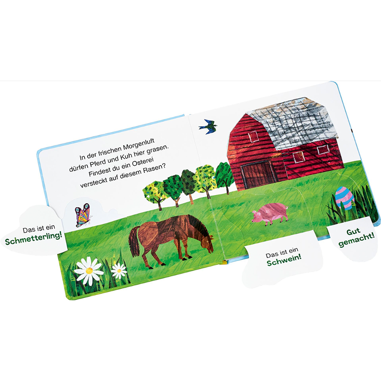 Die kleine Raupe Nimmersatt auf Ostereiersuche - Klippklapp-Buch - 1