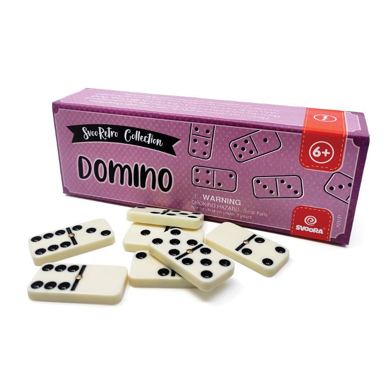 Domino - Das klassische Familienspiel in Retro-Optik!