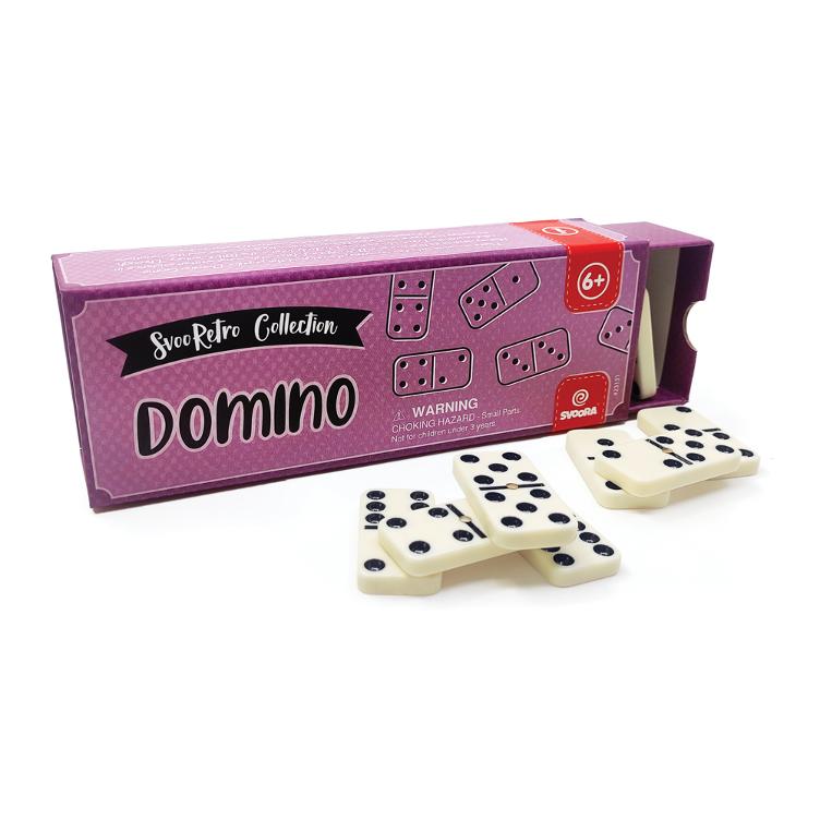 Domino - Das klassische Familienspiel in Retro-Optik! - 0