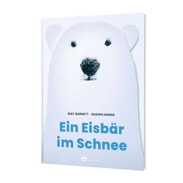 Ein Eisbär im Schnee