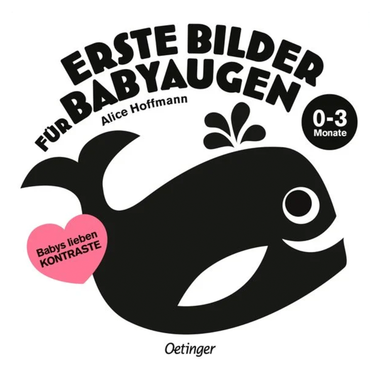 Erste Bilder für Babyaugen - Babys lieben Kontraste (0-3 Monate)
