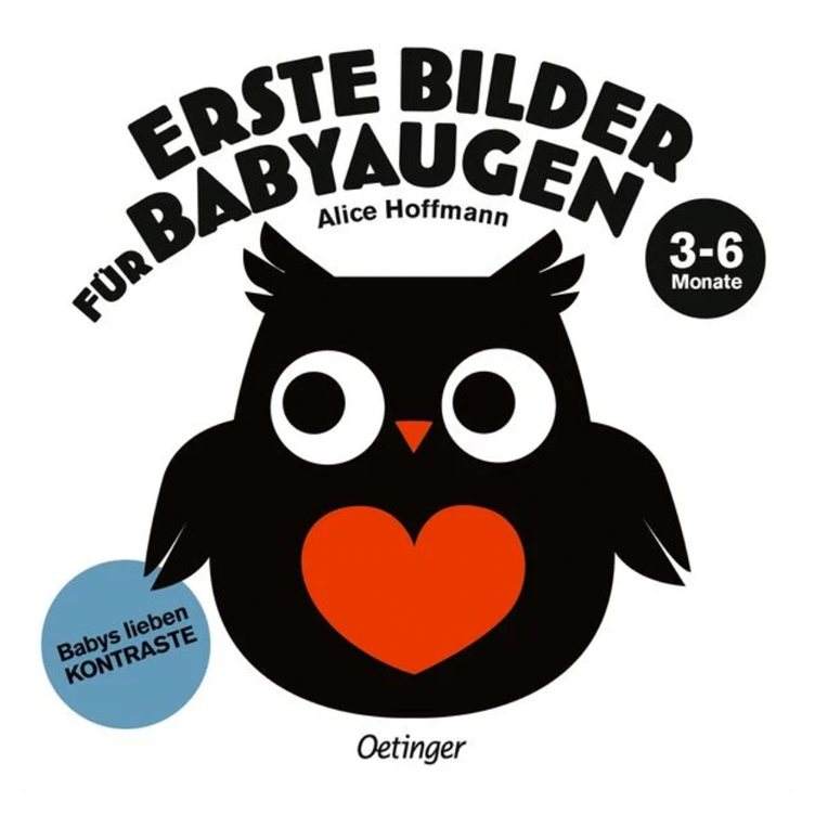 Erste Bilder für Babyaugen - Babys lieben Kontraste (3-6 Monate)