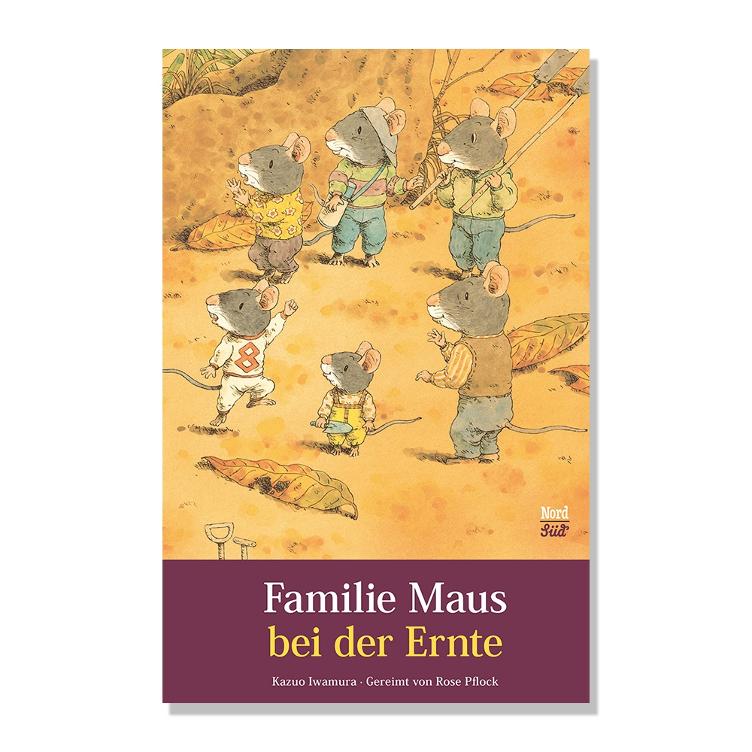 Familie Maus bei der Ernte
