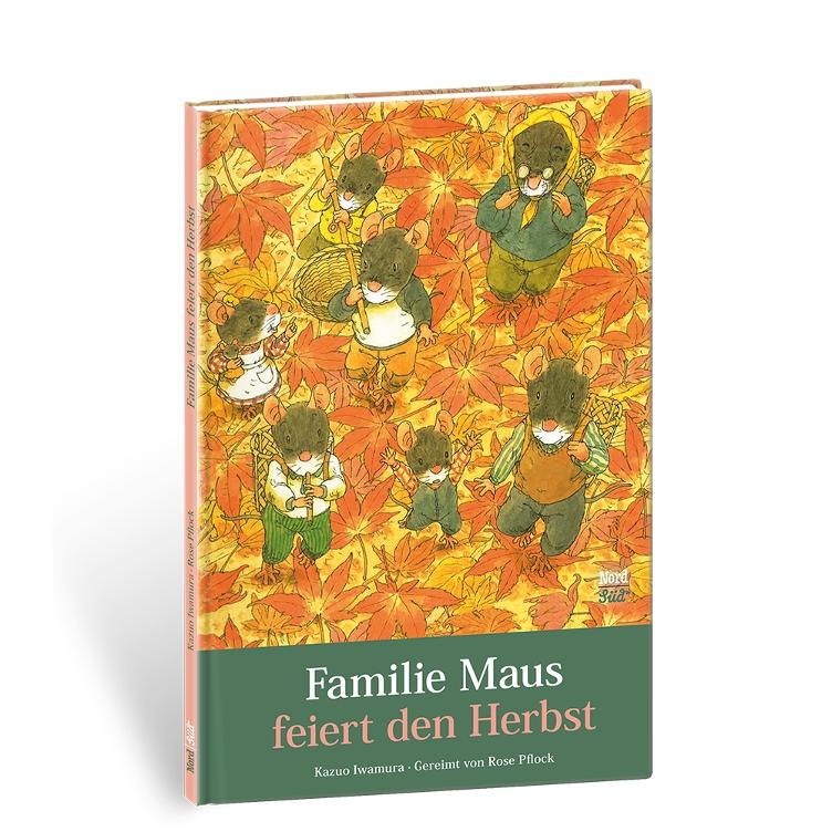 Familie Maus feiert den Herbst
