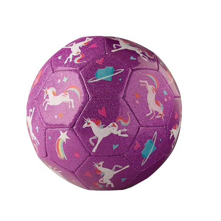 Fussball Glitzer Einhorn