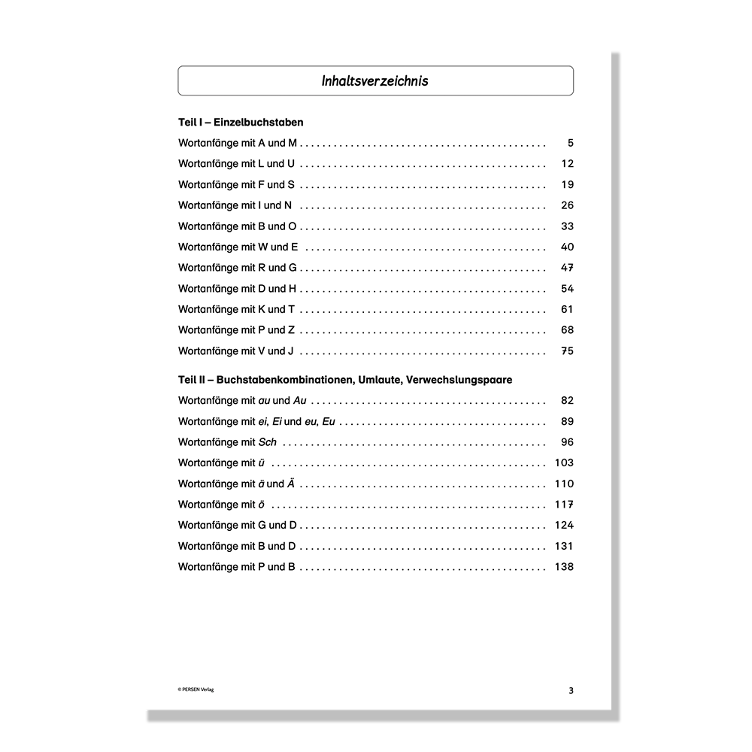 Ganz einfach lesen und schreiben: Wortanfänge - 3