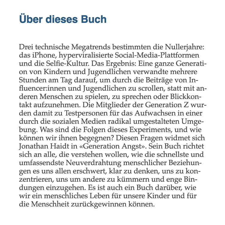 Generation Angst - Wie wir unsere Kinder an die virtuelle Welt verlieren und ihre psychische Gesundheit aufs Spiel setzen - 4