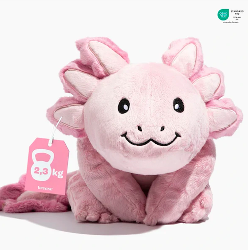 Gewichtskuscheltier Axolotl 2,3 kg
