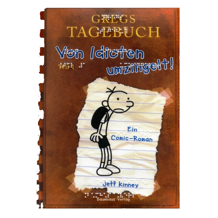 Gregs Tagebuch - Von Idioten umzingelt - Brailleschrift