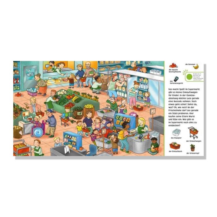 Hör mal Wimmelbuch - Einkaufen (Soundbuch) - 0