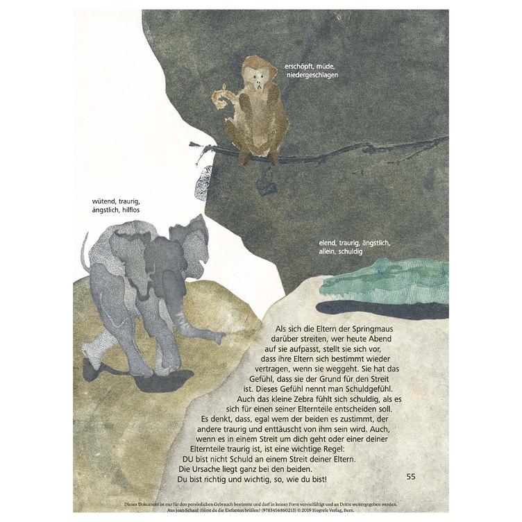 Hörst du die Elefanten brüllen? - Ein Buch für Kinder, deren Eltern sich immer wieder mal streiten - 4