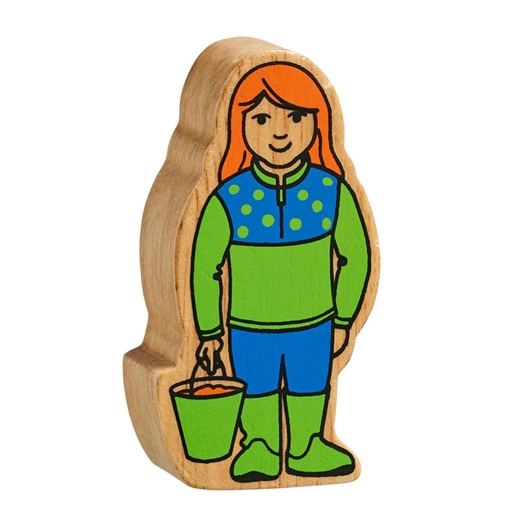 Holzfigur Kind