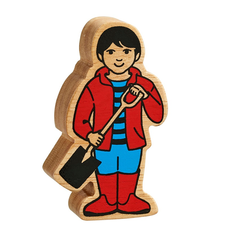 Holzfigur Kind