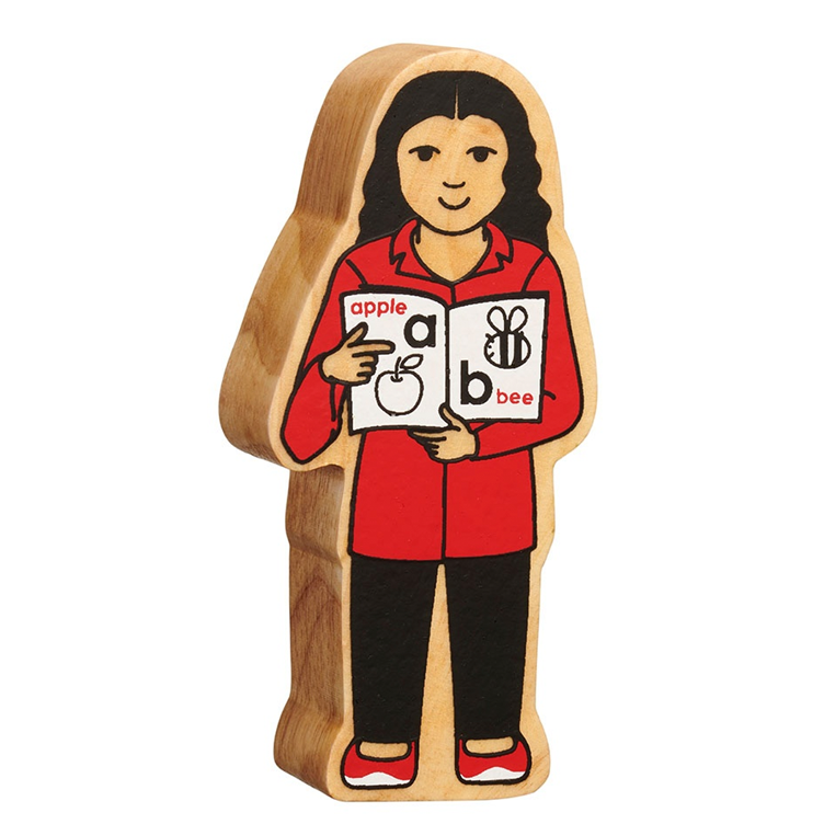 Holzfigur Lehrperson
