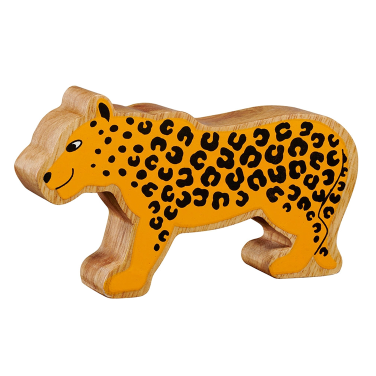 Holztier Leopard