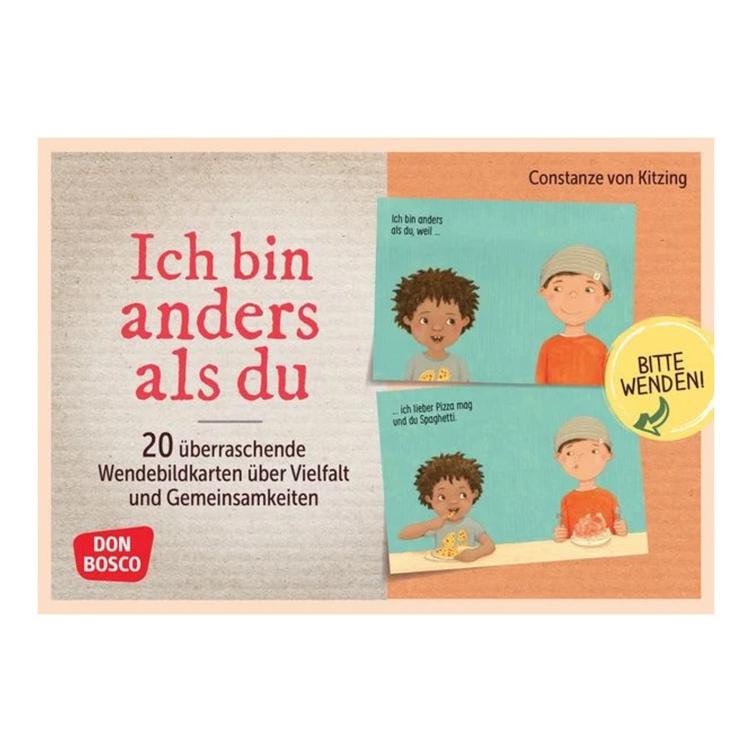 Ich bin anders als du - Ich bin wie du - 20 Wendebildkarten über Vielfalt und Gemeinsamkeiten