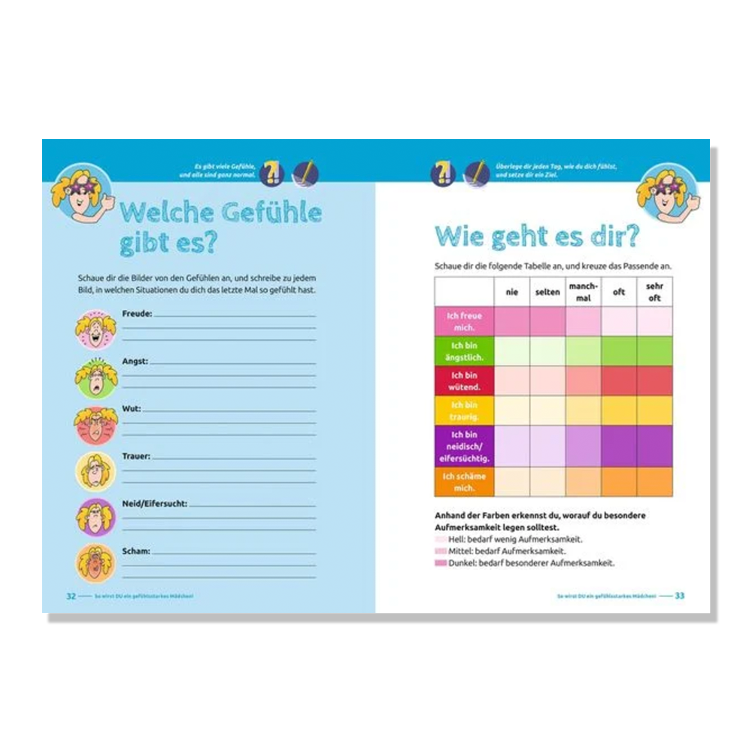 Innere Stärke - Die Superkraft für Mädchen - Ein Arbeits- und Bastelbuch mit vielen praktischen Übungen für Schule, Freizeit und Sport - 1