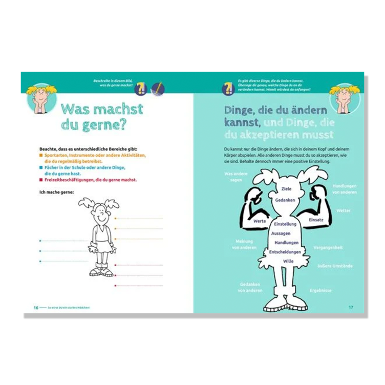 Innere Stärke - Die Superkraft für Mädchen - Ein Arbeits- und Bastelbuch mit vielen praktischen Übungen für Schule, Freizeit und Sport - 3