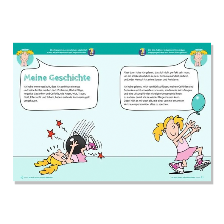 Innere Stärke - Die Superkraft für Mädchen - Ein Arbeits- und Bastelbuch mit vielen praktischen Übungen für Schule, Freizeit und Sport - 2