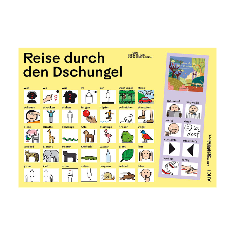 Kommunikationstafel zu 'Reise durch den Dschungel'