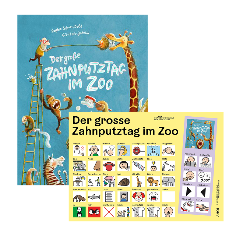 Kommunikationtstafel zu `Der grosse Zahnputztag im Zoo` - 0