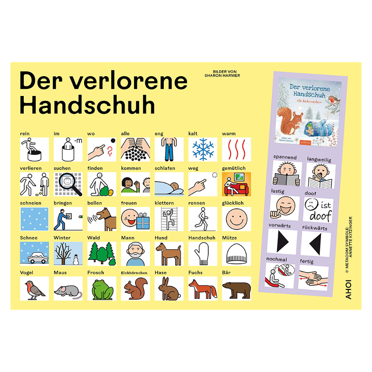 Kommunikationtstafel zu 'Der verlorene Handschuh'