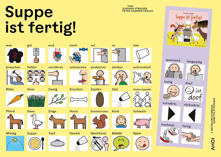 Kommunikationtstafel zu 'Suppe ist fertig!'
