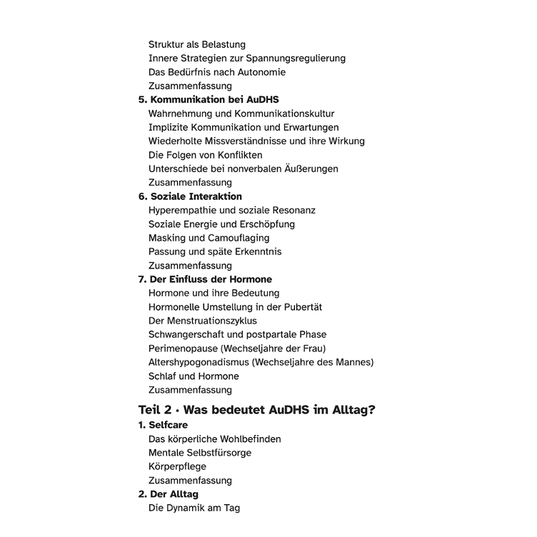 Leben mit AuDHS - 3
