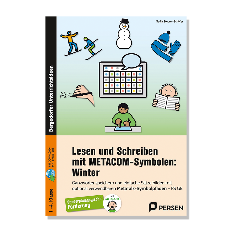 Lesen und Schreiben mit METACOM-Symbolen: Winter