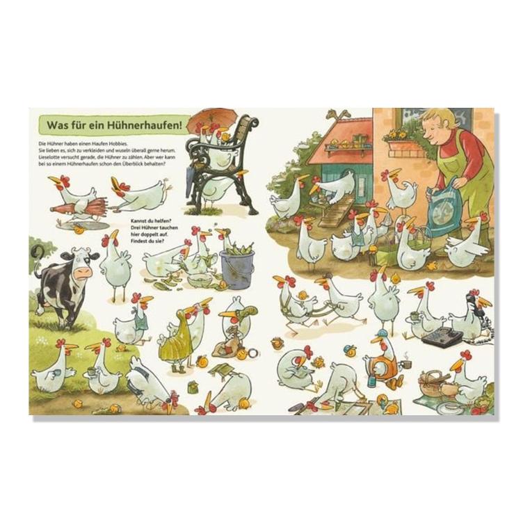 Lieselotte: Hühner, Hühner überall! Das grosse Hühner-Such-und Wimmelbuch - 1